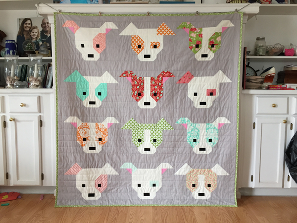 Dog Gone Cute quilt complete