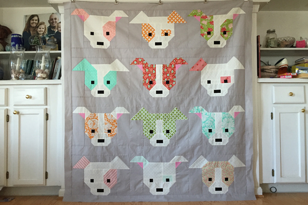 Dog Gone Cute Quilt Top